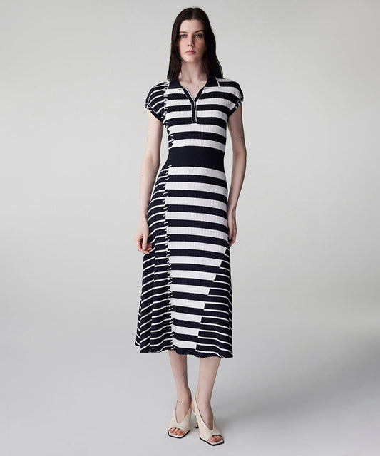 Striped Knit Dress