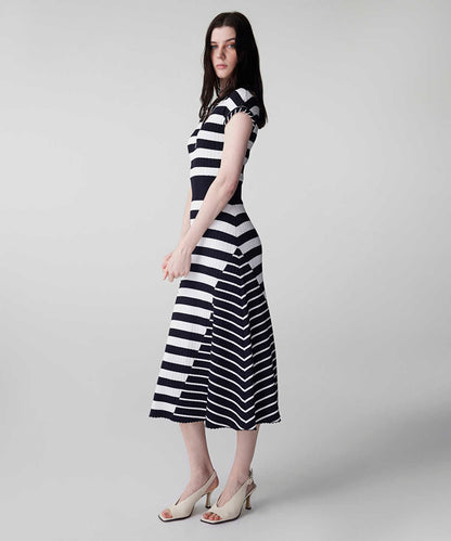 Striped Knit Dress