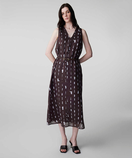Printed Linen Dress