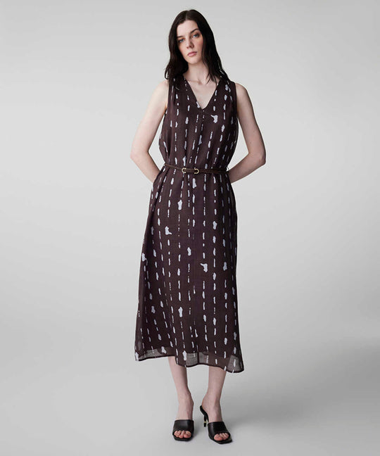 Printed Linen Dress