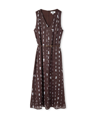 Printed Linen Dress