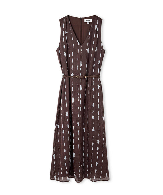 Printed Linen Dress