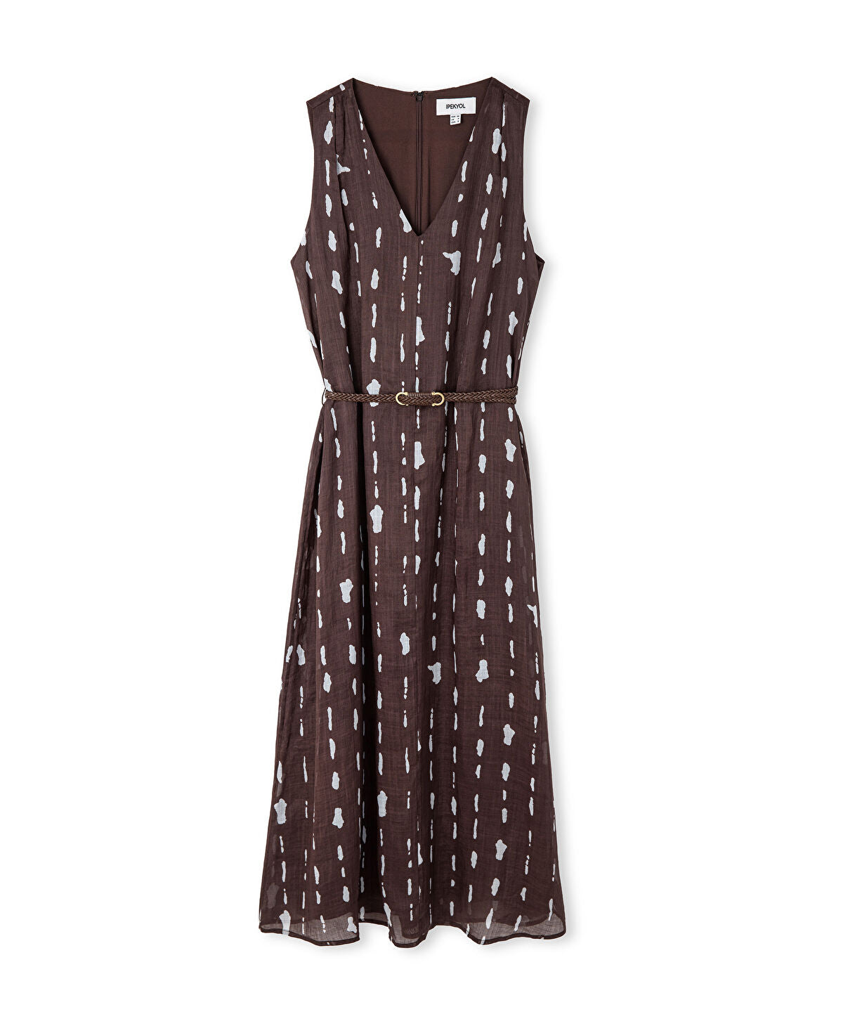 Printed Linen Dress