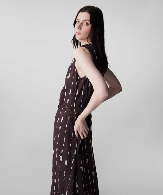 Printed Linen Dress