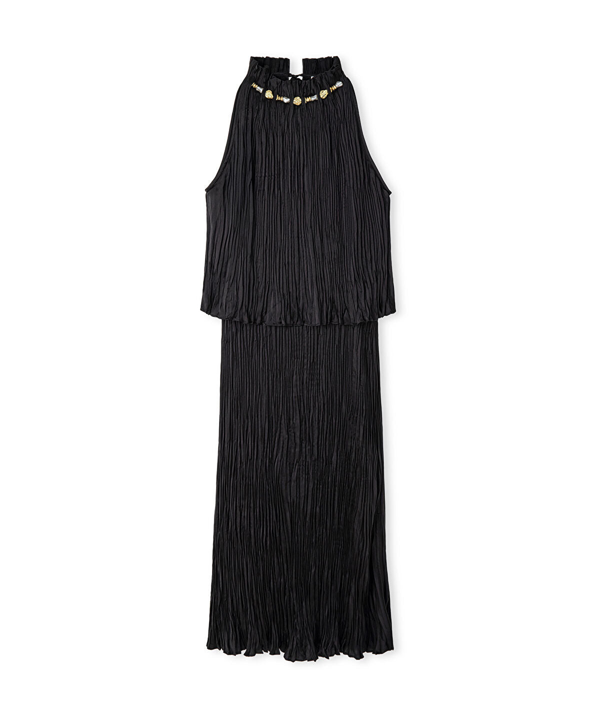 Zoomed Textured Embellished Dress