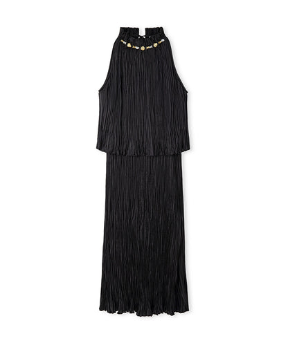 Textured Embellished Dress
