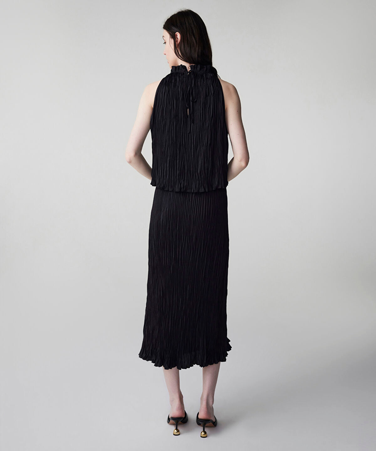 Zoomed Textured Embellished Dress