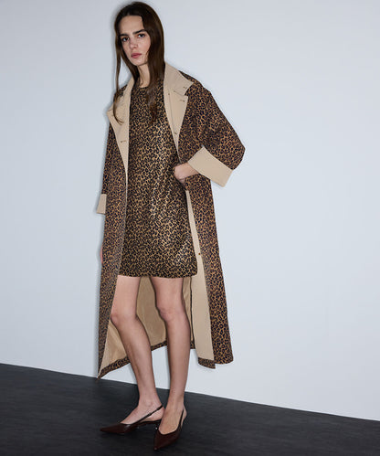 Leopard Print Knit Dress