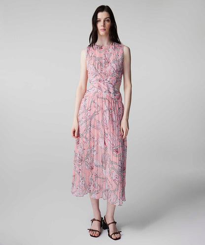 Printed Cutout Dress