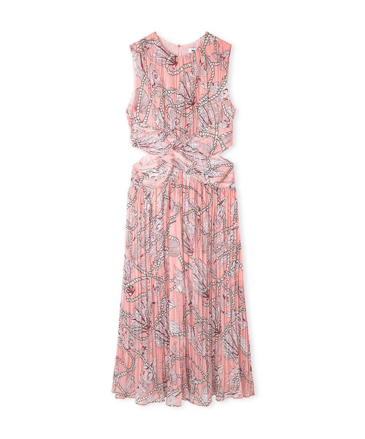 Printed Cutout Dress