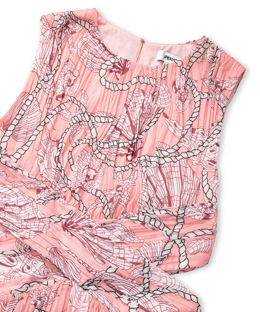 Printed Cutout Dress