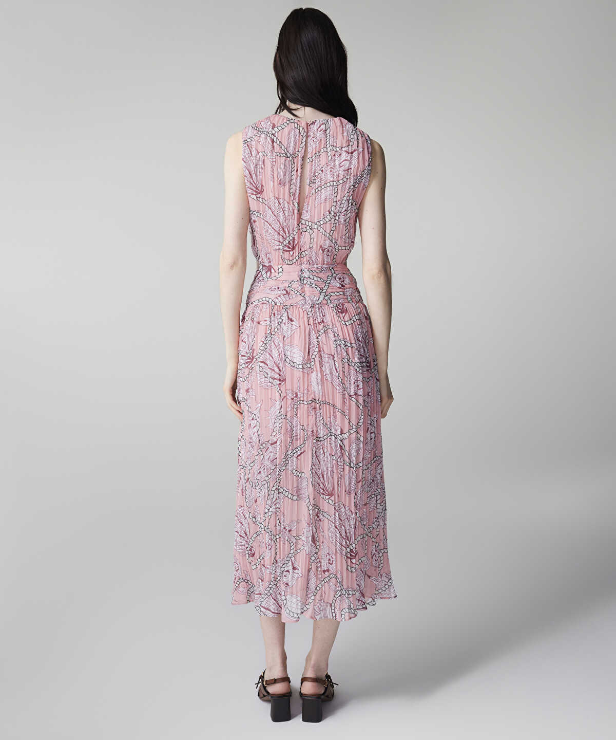 Printed Cutout Dress