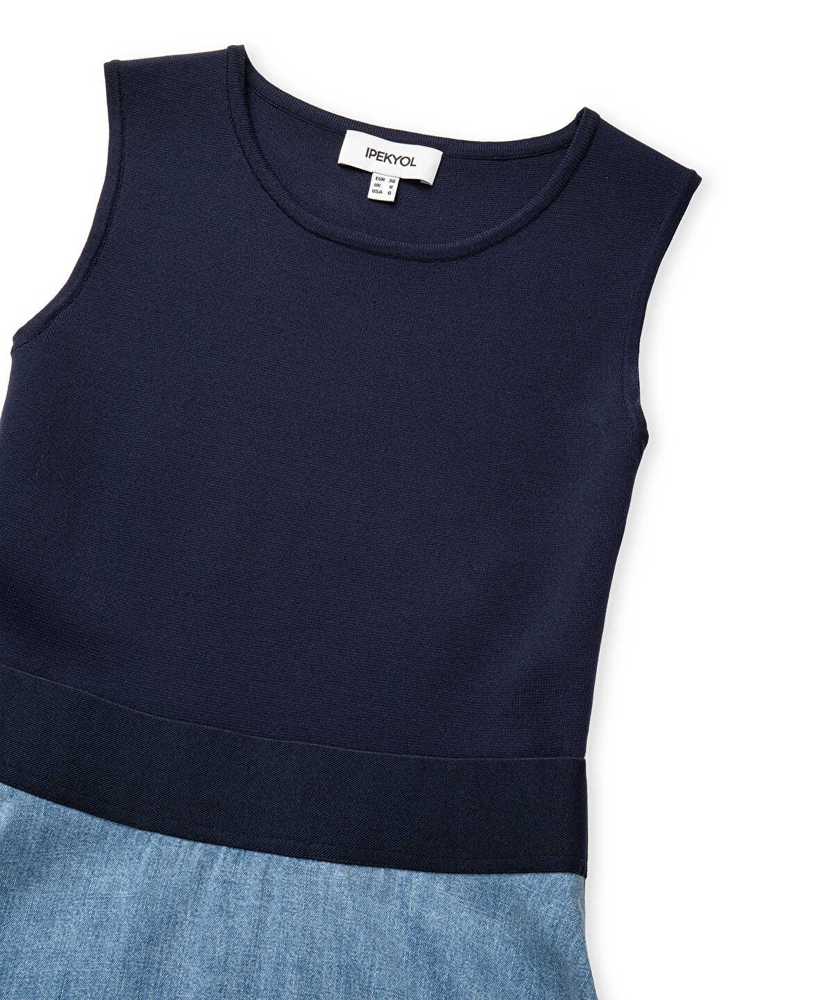 Zoomed Combination Dress