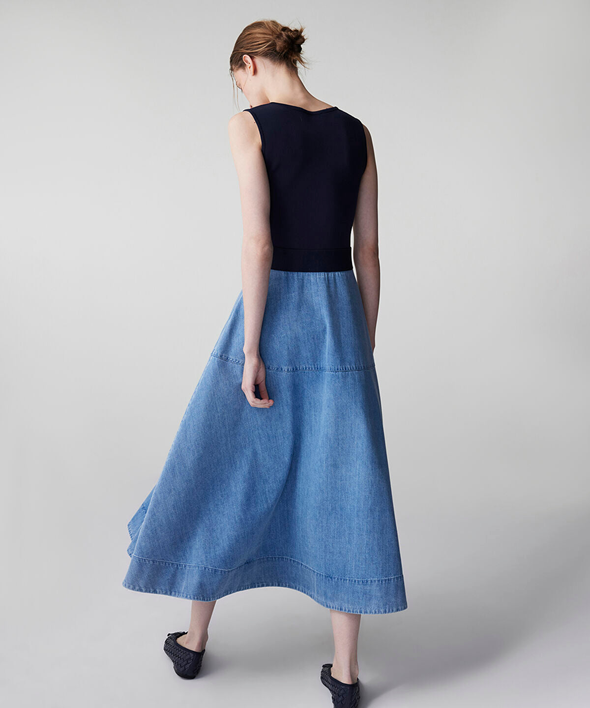 Zoomed Combination Dress