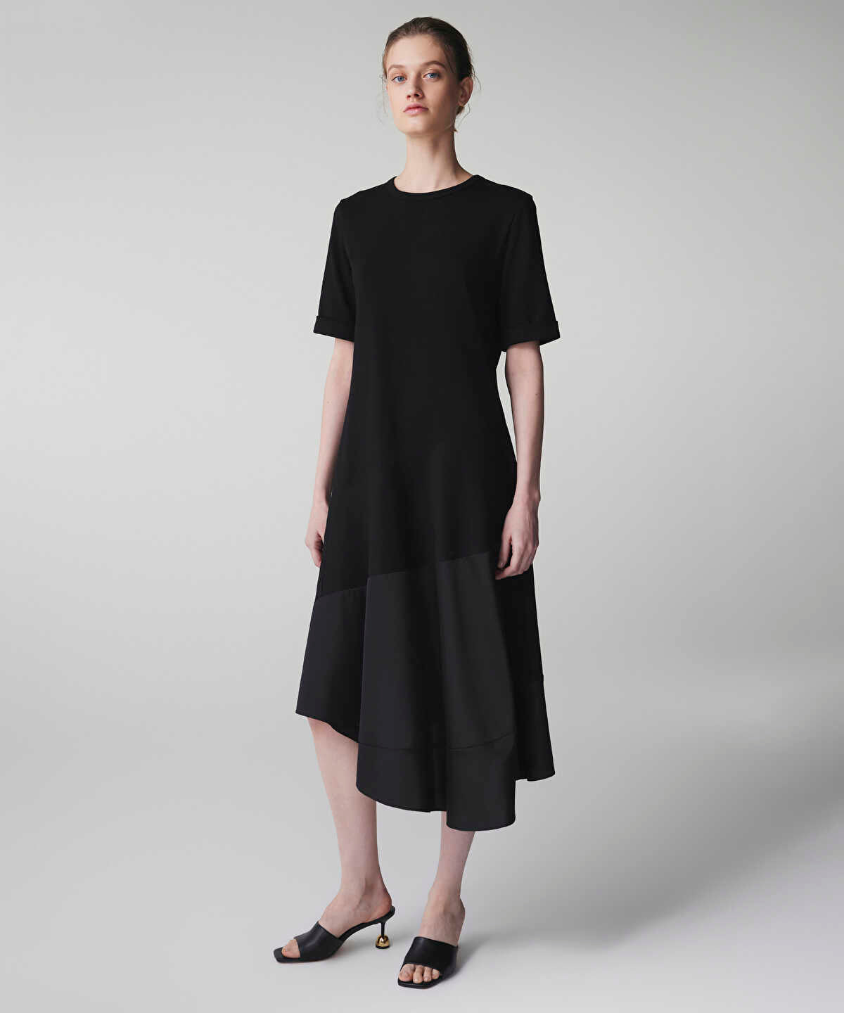 Asymmetric Mixed Dress 
