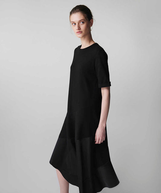Asymmetric Mixed Dress 