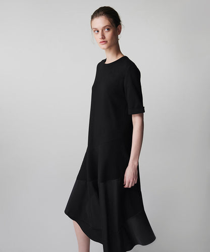 Asymmetric Mixed Dress 