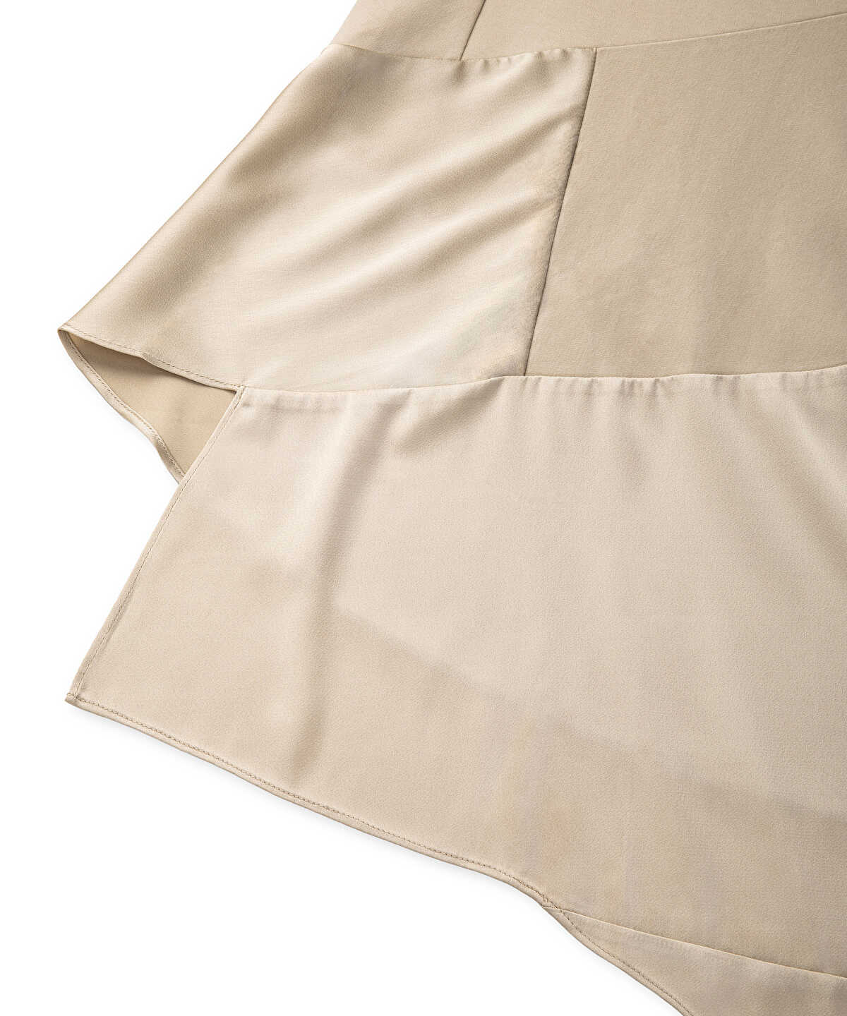 Zoomed Asymmetric Mixed Dress 