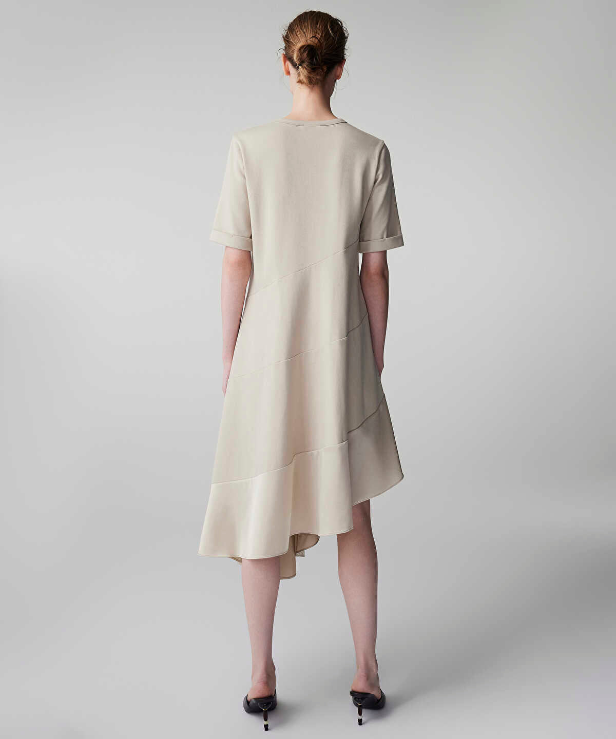 Asymmetric Mixed Dress 