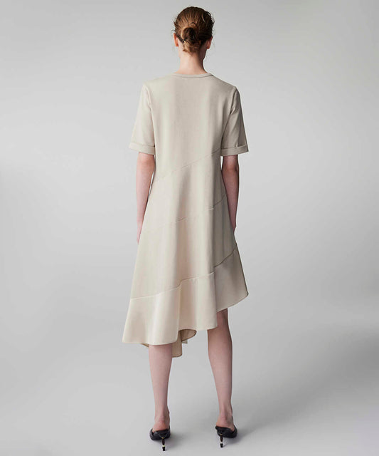 Asymmetric Mixed Dress 