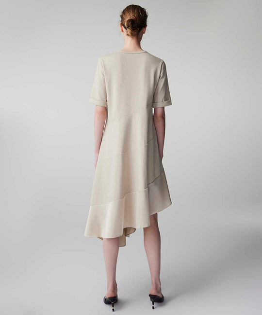 Asymmetric Mixed Dress 