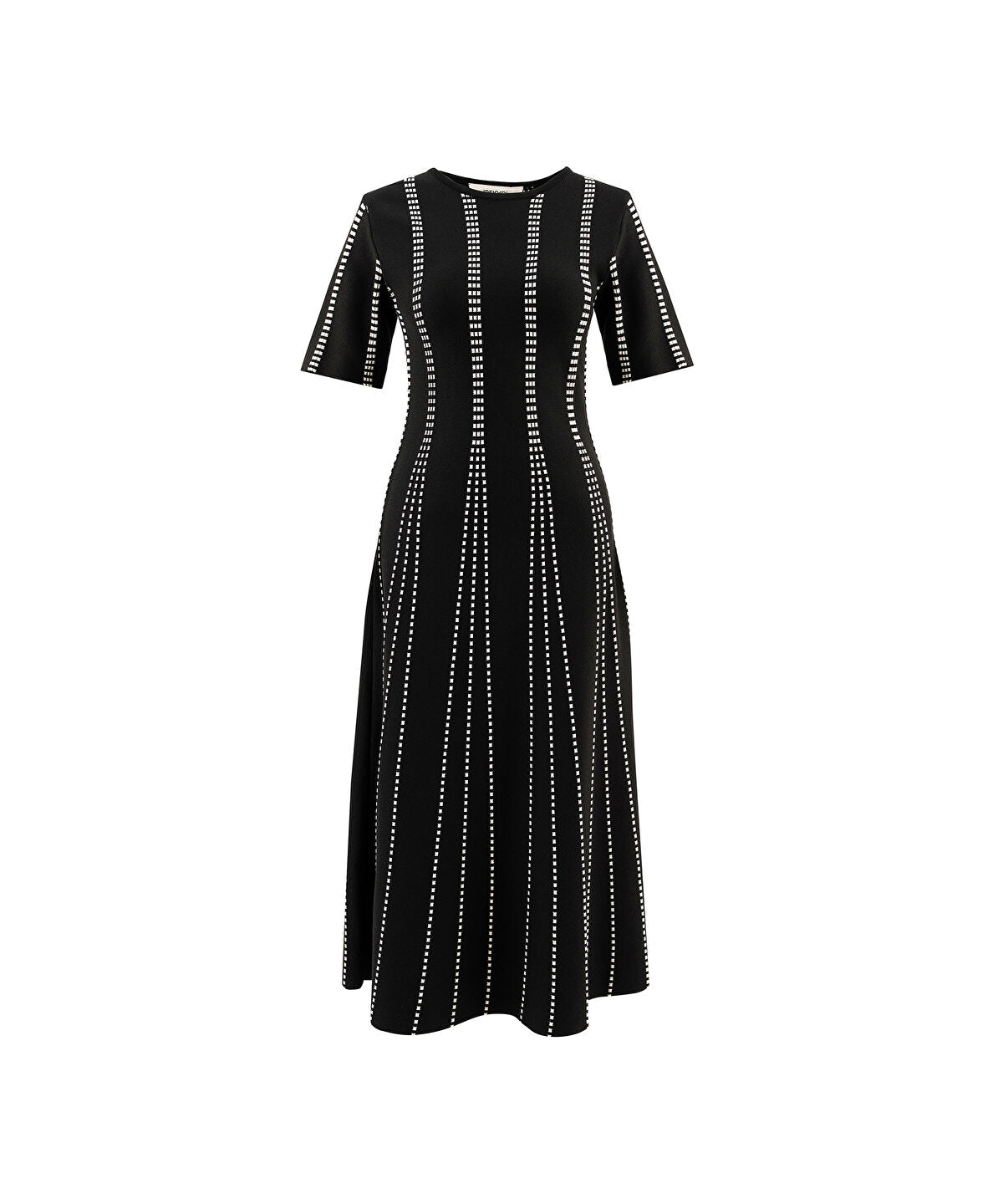 Zoomed A-Line Knit Dress