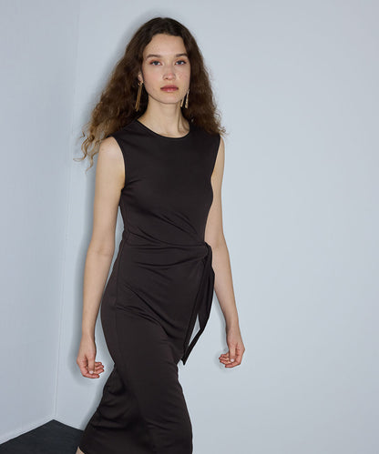 Tie-Waist Midi Dress