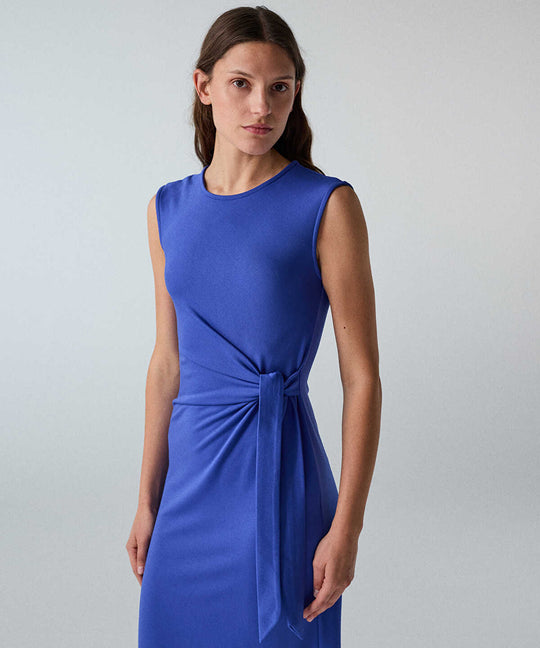 Tie-Waist Midi Dress