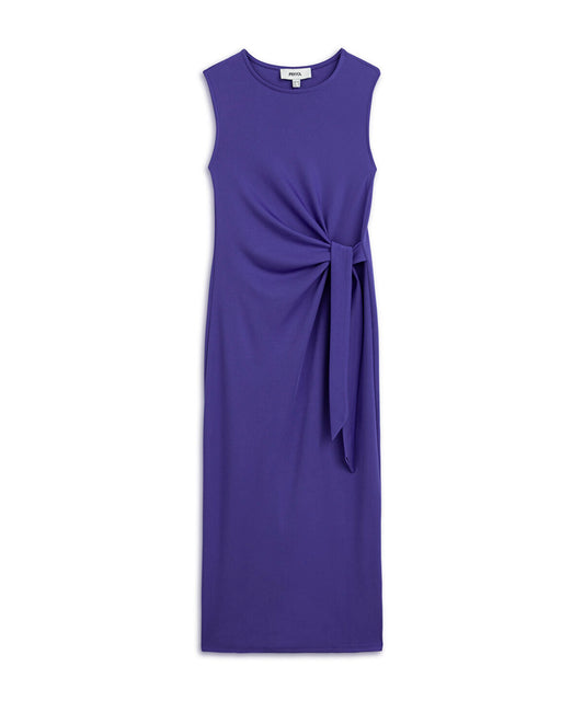 Tie-Waist Midi Dress