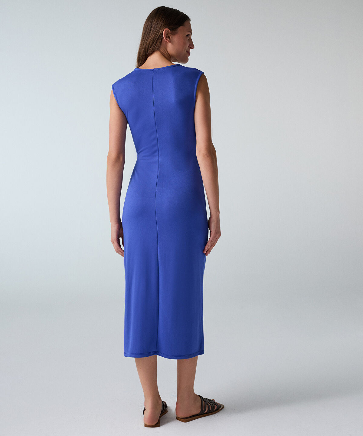 Tie-Waist Midi Dress