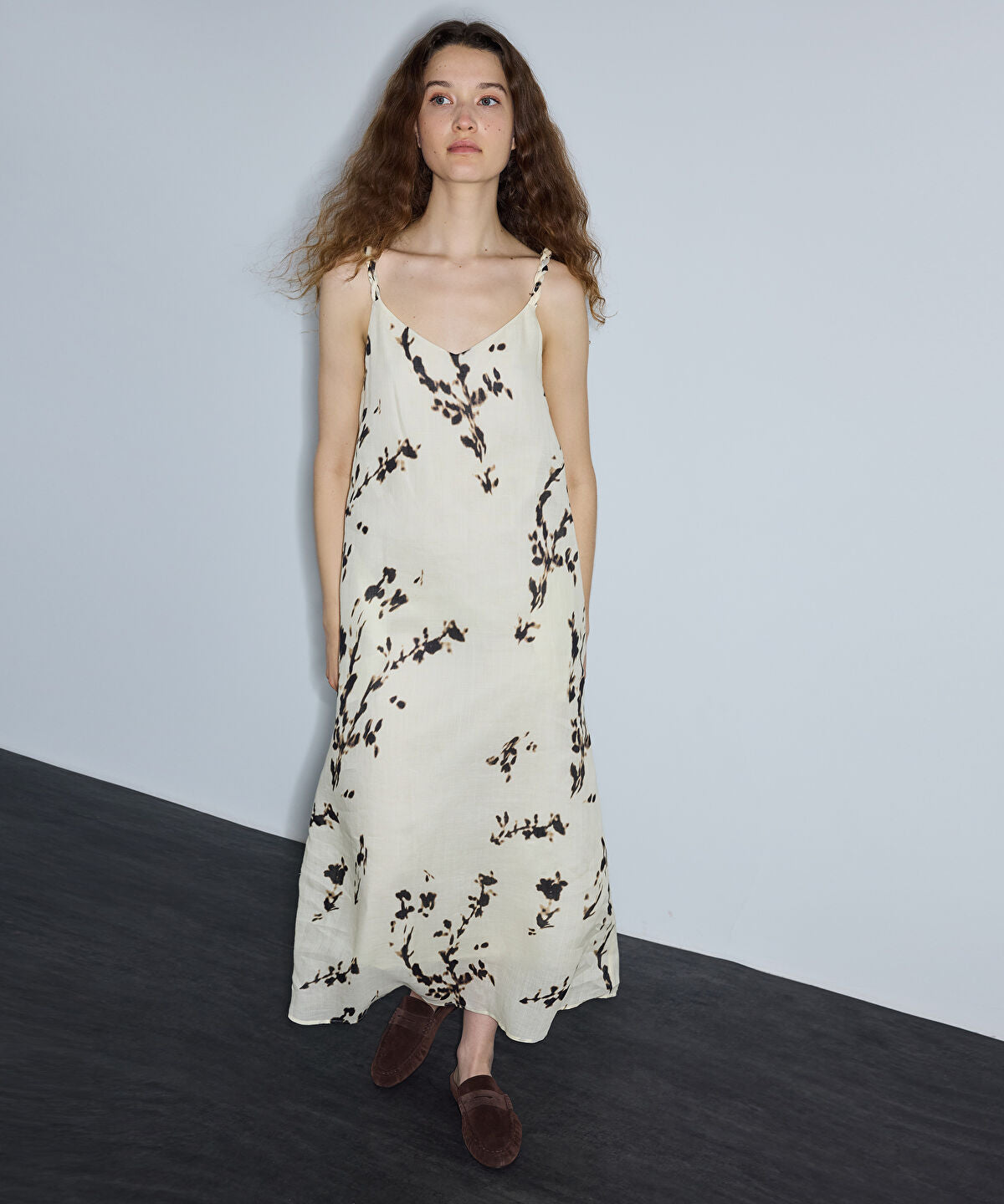 Zoomed Printed Ramie Dress