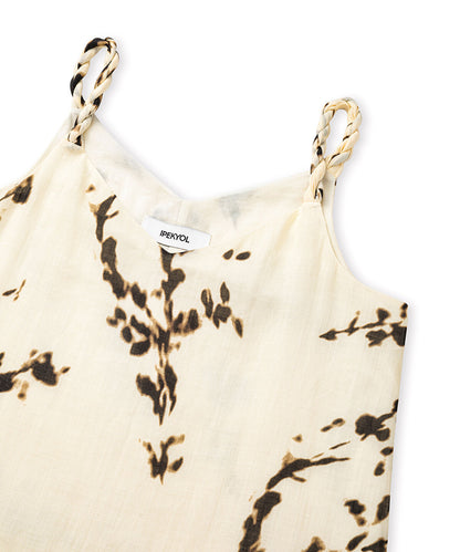 Printed Ramie Dress