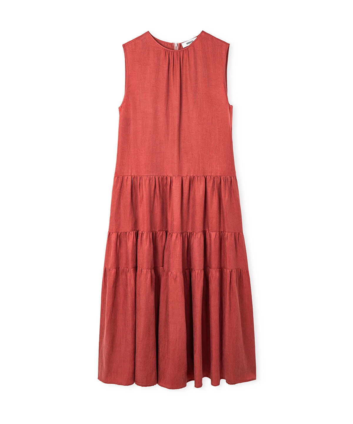 Zoomed Tiered Midi Dress