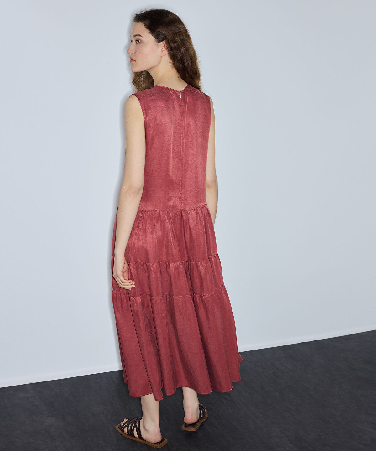 Tiered Midi Dress