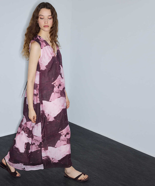 Printed Midi Dress