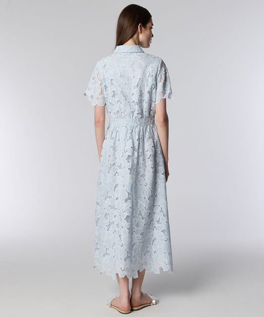 Broderie Anglaise Shirt Dress