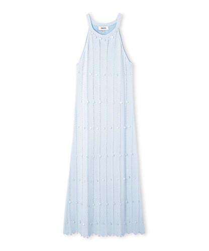 Embellished Halter Dress