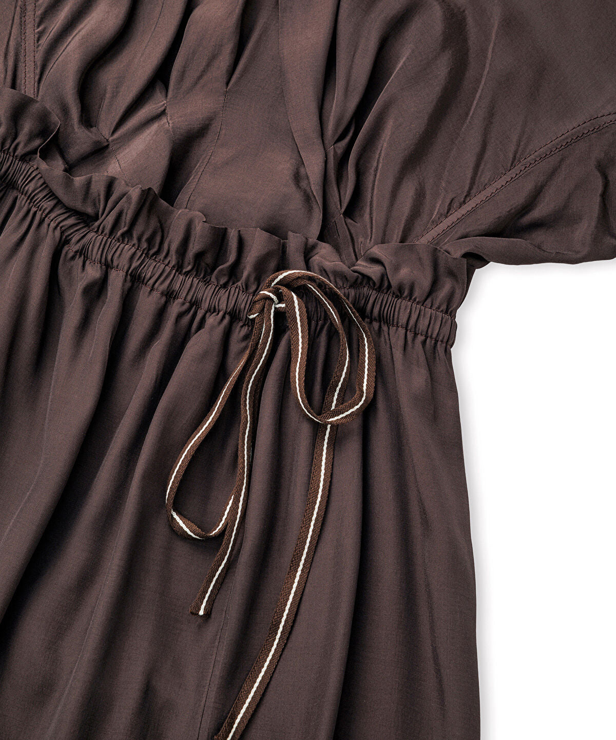 Zoomed Belted Viscose Dress
