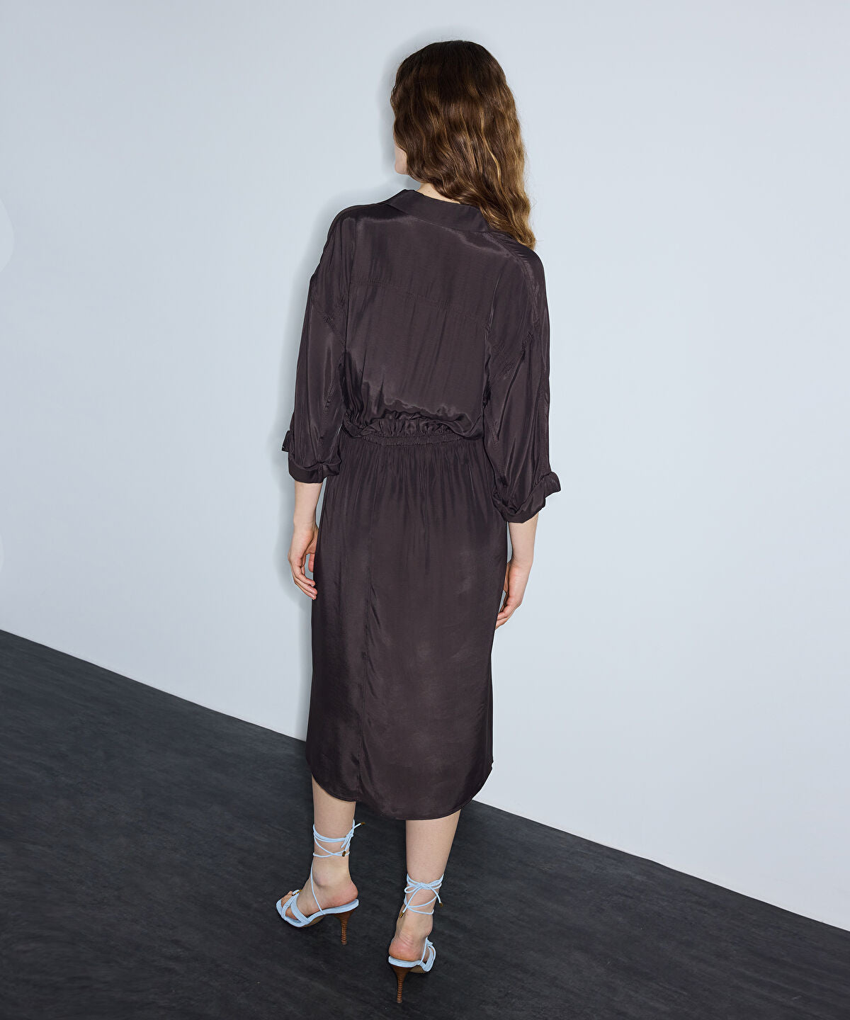 Belted Viscose Dress