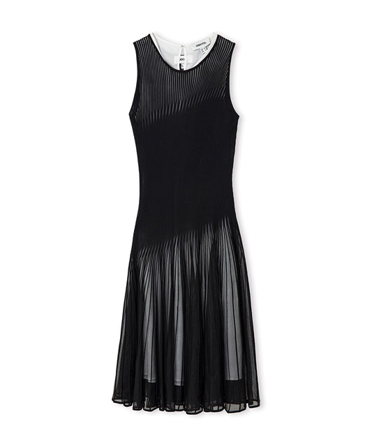 Color-Block Layered Dress