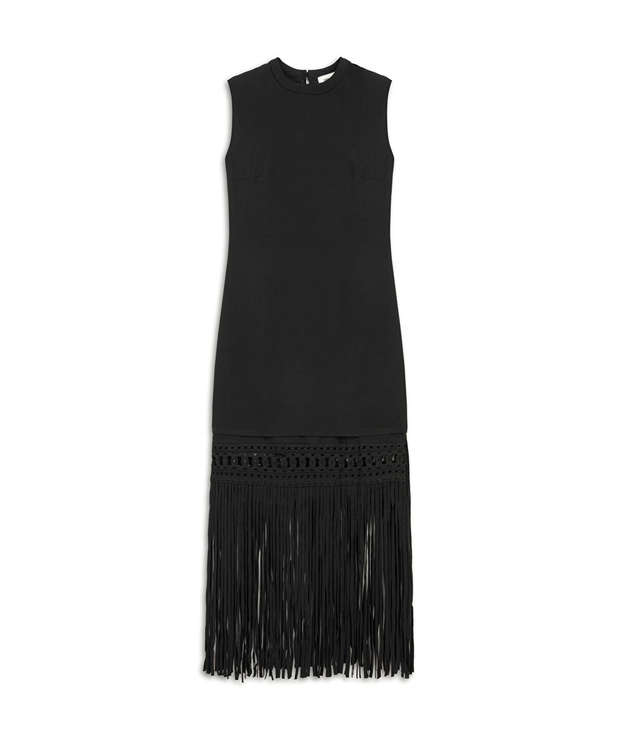 Fringed Hem Dress