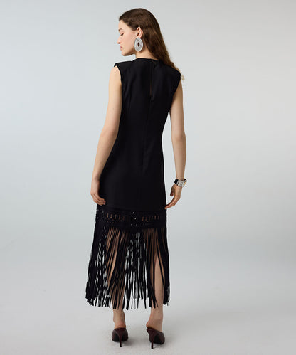 Fringed Hem Dress