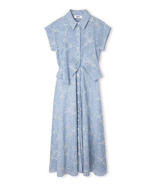 Floral Poplin Dress