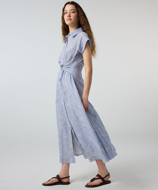 Floral Poplin Dress