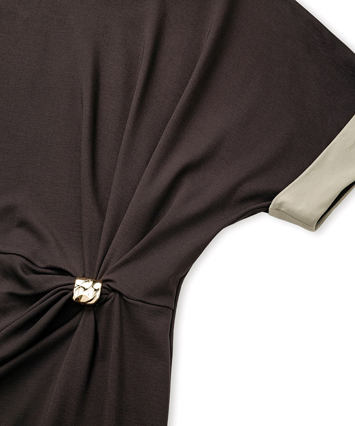 Zoomed Color-Block Jersey Dress