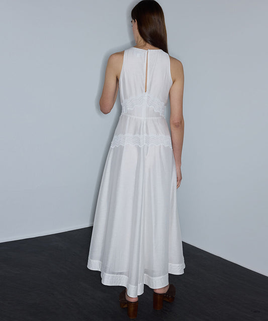 Lace-Trimmed Dress