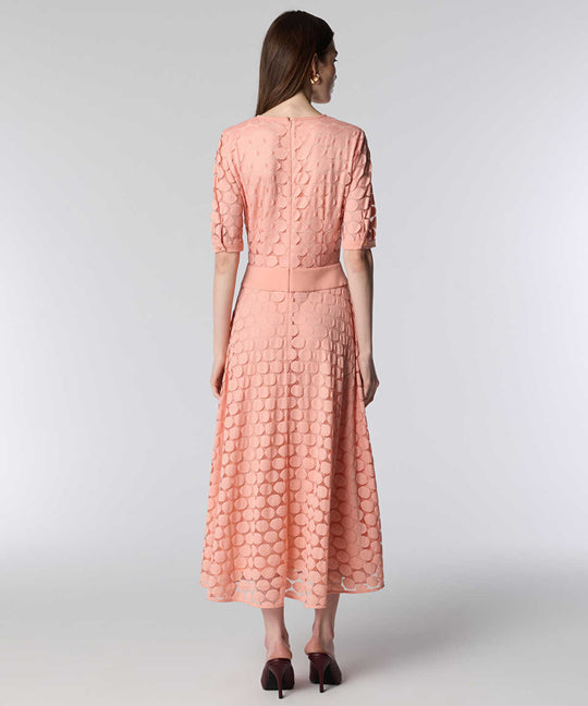 Circular-Motif Midi Dress