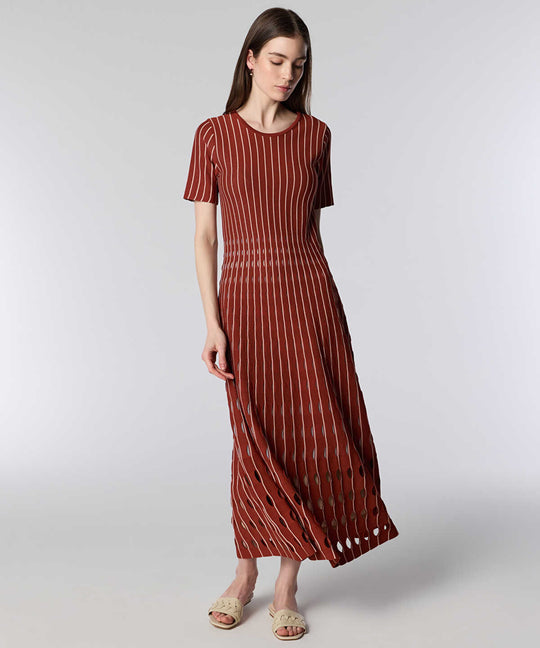 Cutout Knit Midi Dress
