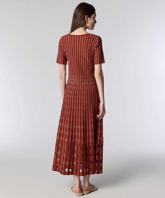 Cutout Knit Midi Dress