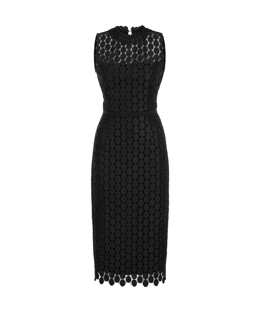 Guipure Polka Dot Dress